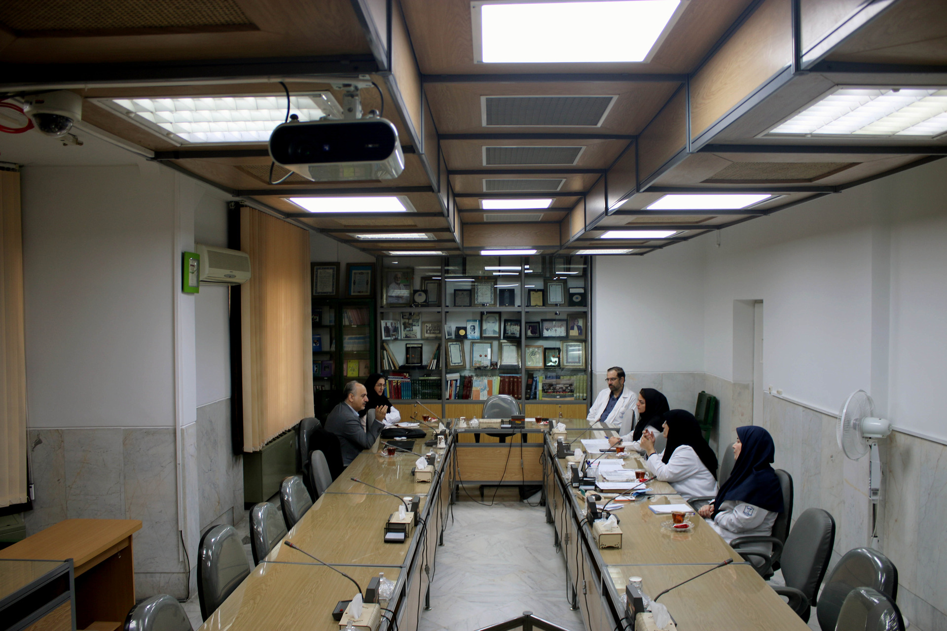 جلسه مسئولان مرکز تحقیقات ایمونولوژی، آسم و آلرژی با رئیس شرکت داده پردازی بایوآرک